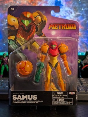 JAKKS Pacific Metroid Samus Action Figure w/ Morph Ball, 3+ 2023