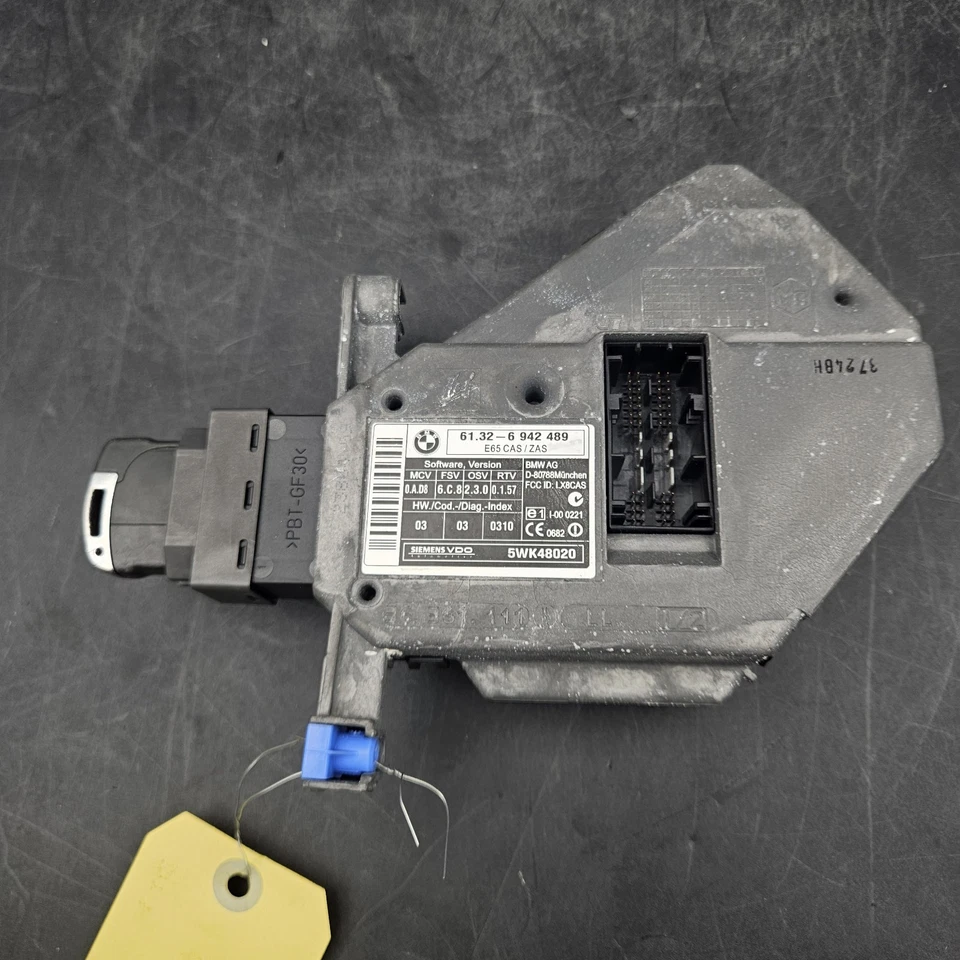 02-05 BMW 760li E66 Electronic Push To Start Bloqueo de encendido 61.32-6942487 Foto 3 de 4