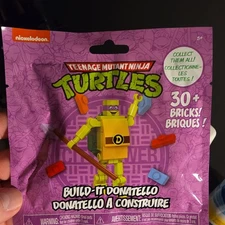 TMNT Build-It Series Donatello Minifigure Set *Nickelodeon Just Play*