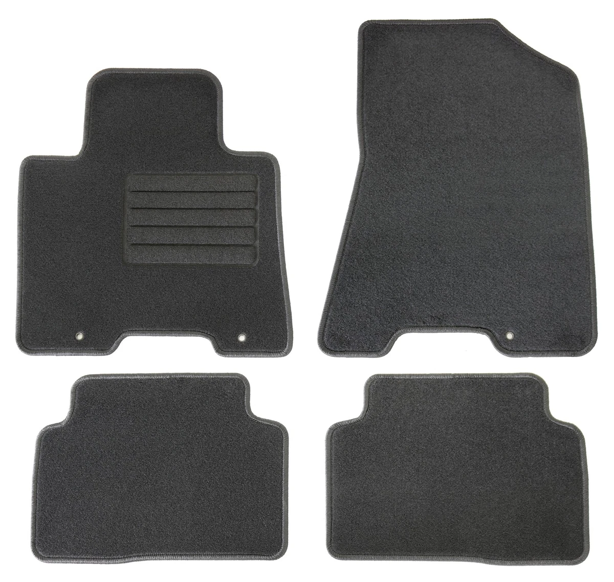 moto-MOLTICO Automatten - Velours Automatten - Autofrontmat - 1 Matje - Voor de Voorkant van de Auto - Bijpassend Hyundai i20 II III 2015-2020 moto-MOLTICO Automatten - Velours Automatten - Autofrontmat - 1 Matje - Voor de Voorkant van de Auto - Bijpassend Hyundai i20 II III 2015-2020