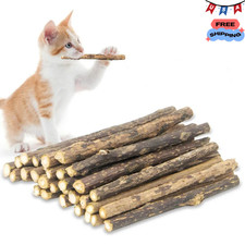 15 PCS Catnip Sticks Organic Cat Chew Toys Natural Plant Matatabi Silvervine