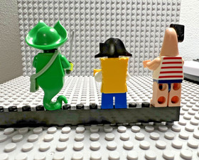 LEGO Spongebob Minifigure - Set 3817 - Flying Dutchman/Pirate Patrick/Spongebob