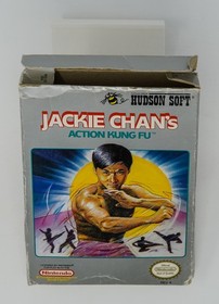 Jackie Chan's Action Kung Fu GAME & BOX (No manual) Nintendo NES