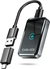 2 in1 Wireless CarPlay Adapter for Apple & Android Auto Adapter, Mini,2025- Blue