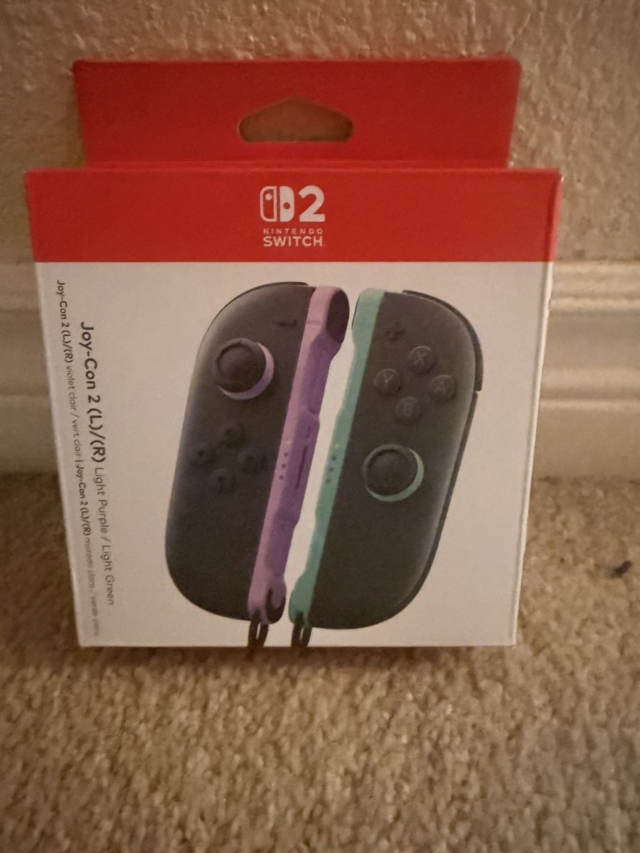 Nintendo Joy-Con 2 Controller Set, Left and Right, Light Purple