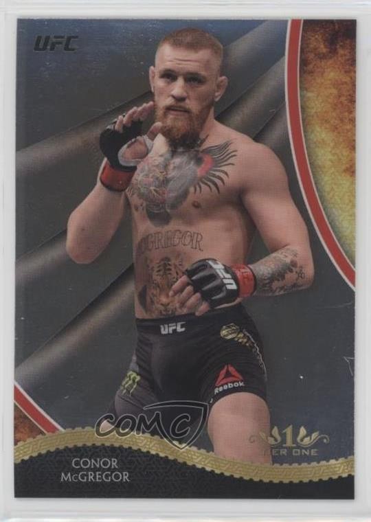 2018 Topps Chrome UFC Tier One Chrome Conor McGregor #UFCT-CM 8s6