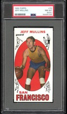 1969 Topps Jeff Mullins #70 PSA 8 NM-MT OC San Francisco Warriors 