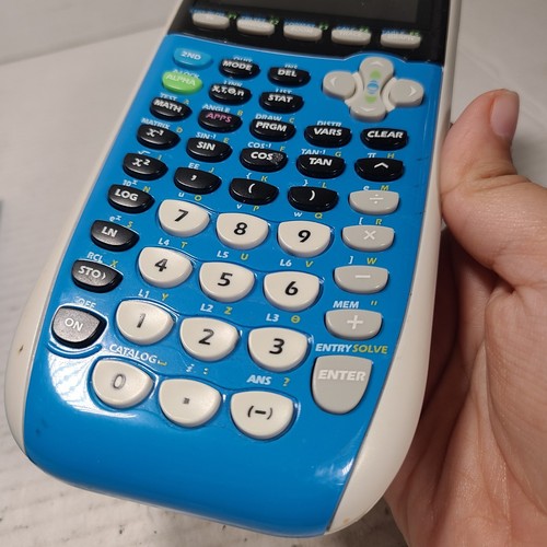 Calculadora gráfica Texas Instruments TI-84 Plus C Silver Edition - azul - Imagen 4 de 7