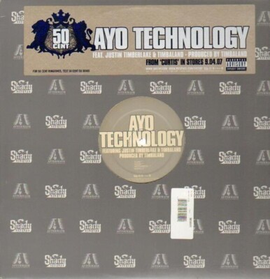 50 Cent Ayo Technology Vinyl Single 12inch Interscope