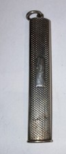 Antique Sterling Silver Chatelaine Flat Pencil Pendant