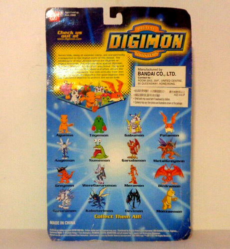 Digimon Collectible Set IV New in Blister Pack Vintage Mini Figure Set - Picture 6 of 9