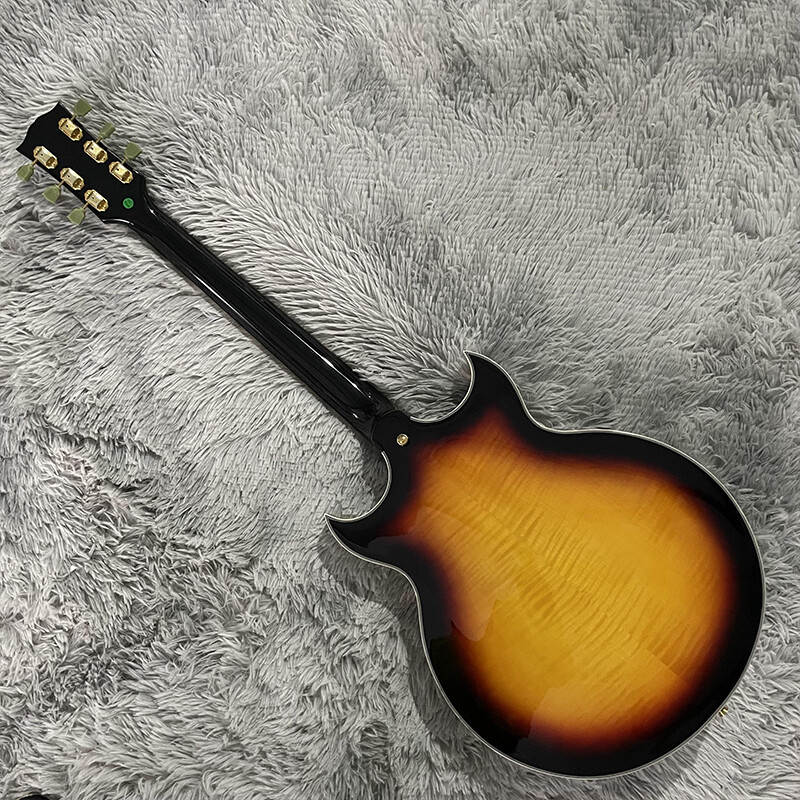 zeuwi セミホロウギター Amazon.com: ZUWEI Semi Hollow Body Electric Guitar,TL Series
