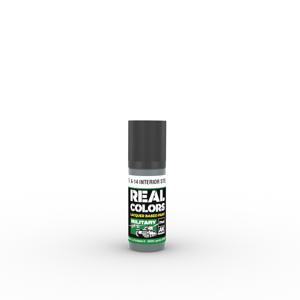 A-14 Interior Steel Grey 17ml - Real Color RC979 - AK Interactive