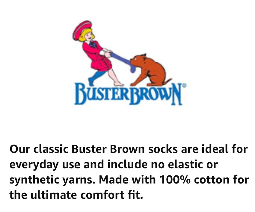 Buster Brown 6 pares de calcetines tobilleros finos negros para mujer 100 % algodón talla 11/L Foto 4 de 4