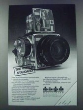 1981 Hasselblad Camera Ad - The World Standard