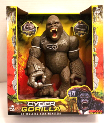Lanard Primal Clash Mega Monster 10” Cyber Gorilla Mecha King Kong