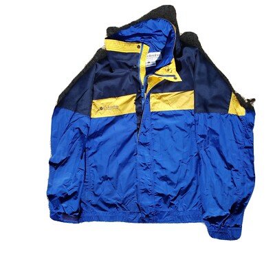 Vintage Columbia Bugaboo Jacket with Removable Liner XL Blue