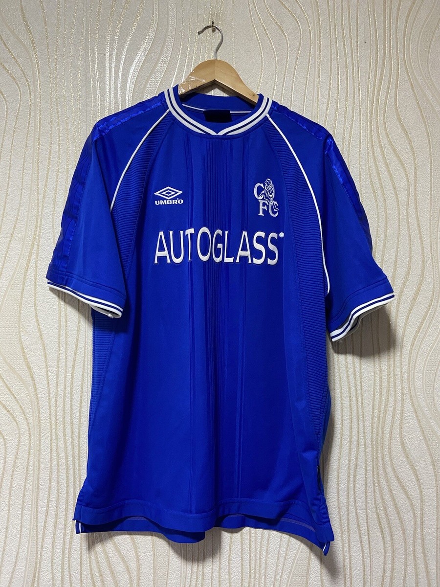 CHELSEA 1999 2001 HOME FOOTBALL SHIRT SOCCER JERSEY UMBRO sz XXL