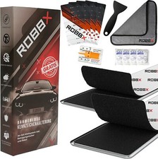 2x Original ROBBX® Premium Kennzeichenhalter Rahmenlos KLETTBAND SELBSTKLEBEND