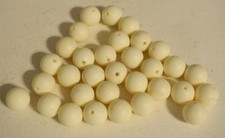 Beads White Round Plastic Beads 12mm