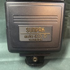 SUNPAK auto 433 D Thyristor Electronic Flash, Dedicated Canon