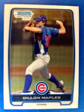 Dillon Maples 2012 Bowman Chrome 1st Bowman - Cubs
