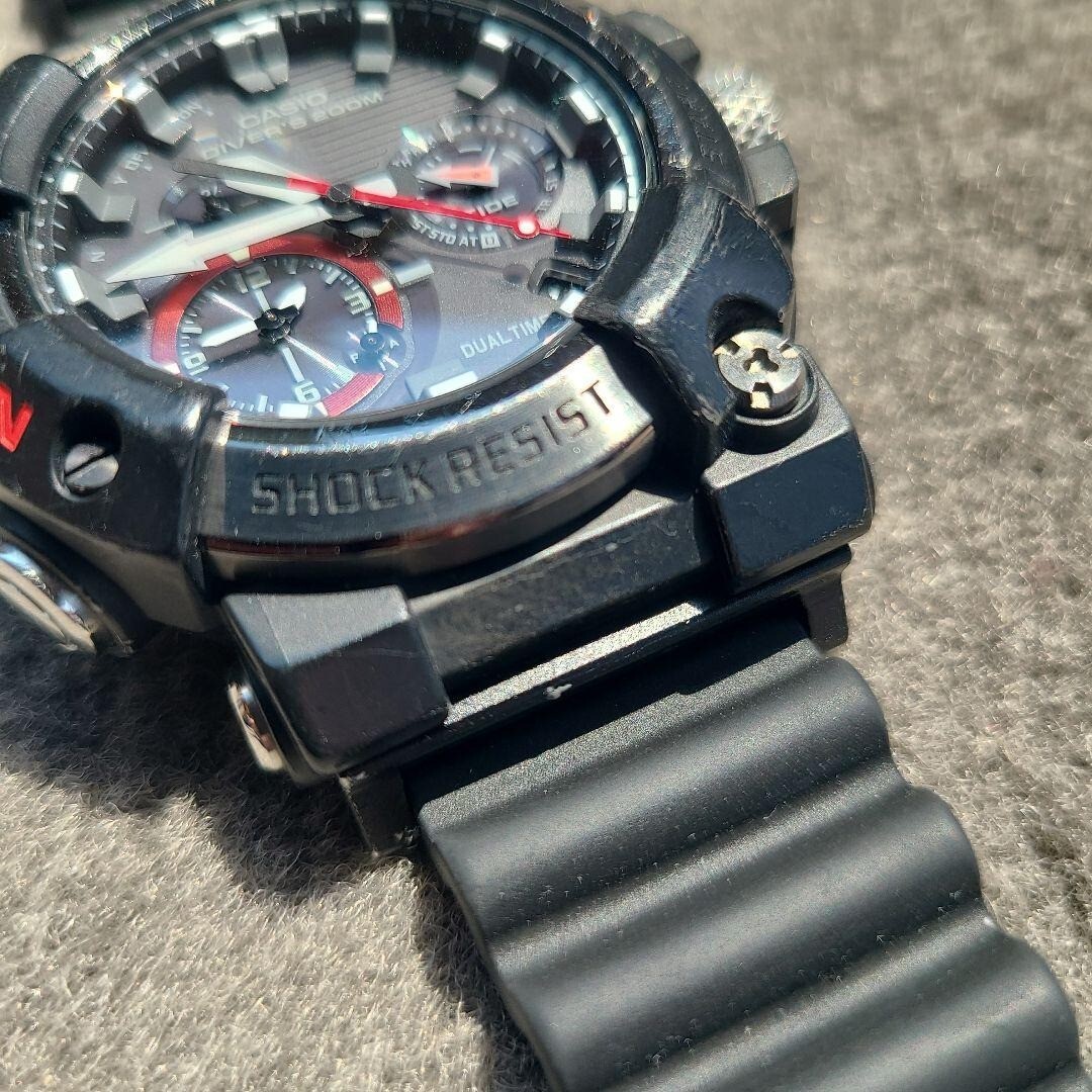 CASIO G-SHOCK MASTER OF G SEA FROGMAN GWF-A1000-1A4JF Black Red
