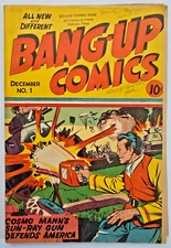 BANG-UP COMICS #1 VG- 3.5 PROGRESSIVE 1941 ORIGIN/1ST APPEARANCE OF BUZZ BALMER!