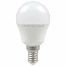 Image of CROMPTON LED Round Thermal Plastic 5.5W 6500K SES E14 = 40 WATT DAYLIGHT 11588