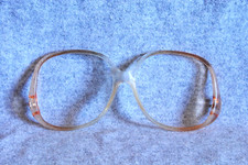 peach fade eyeglasses frame front 5-1/4