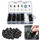 100pc Car Push Pin Rivet Bumper Door Trim Retainer Clip Fastener Accessories Kit