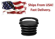 Black Kayak Scupper Plug Replacement Stopper Plugs for Kayak, Canoe Boat drains