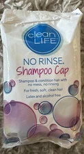 No Rinse Shampoo Cap, 1 Cap By Clean Life -  Free Shipping!