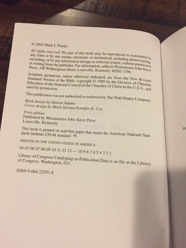 The Gospel According to Disney : Faith, Trust, and Pixie Dust - Picture 3 of 3