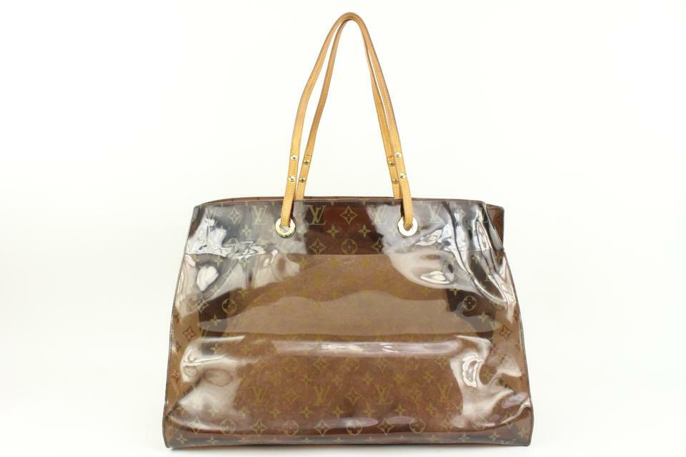 Brown Monogram Vinyl Cruise Cabas Tote GM