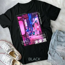 Japanese Street Cyberpunk Tokyo Streetwear Aesthetic Graphic Unisex Form T-shirt