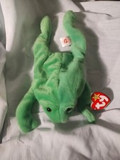 TY Beanie Baby Legs The Frog 1993 PVC Pellets