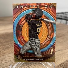 2022 Bowman Inception Yendry Rojas 1st Initiation Orange Foil /25 SSP Padres