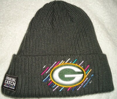 GREEN BAY PACKERS 2021 NEW ERA CRUCIAL CATCH NFL KNIT BEANIE HAT NEW WITH  TAGS