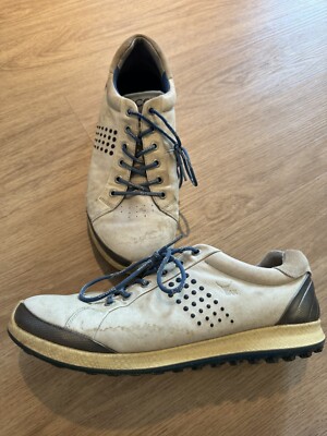 ECCO Biom Hybrid  Golf Shoes Men Size US 10.5-11/  EU 44 Yak Leather Gore-Tex