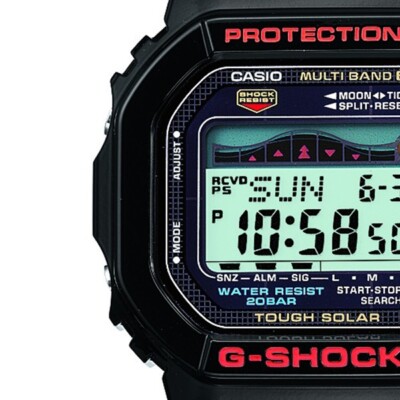 CASIO G-SHOCK G-LIDE GWX-5600-1JF Tough Solar Radio Tide Graph Men