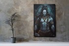 Lord Shiva Painting Wall Art Canvas Unframed Print Art