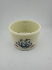 Vintage Old Spice Shaving Mug Cup Ship Grand Turk Salem 1786 Shulton USA