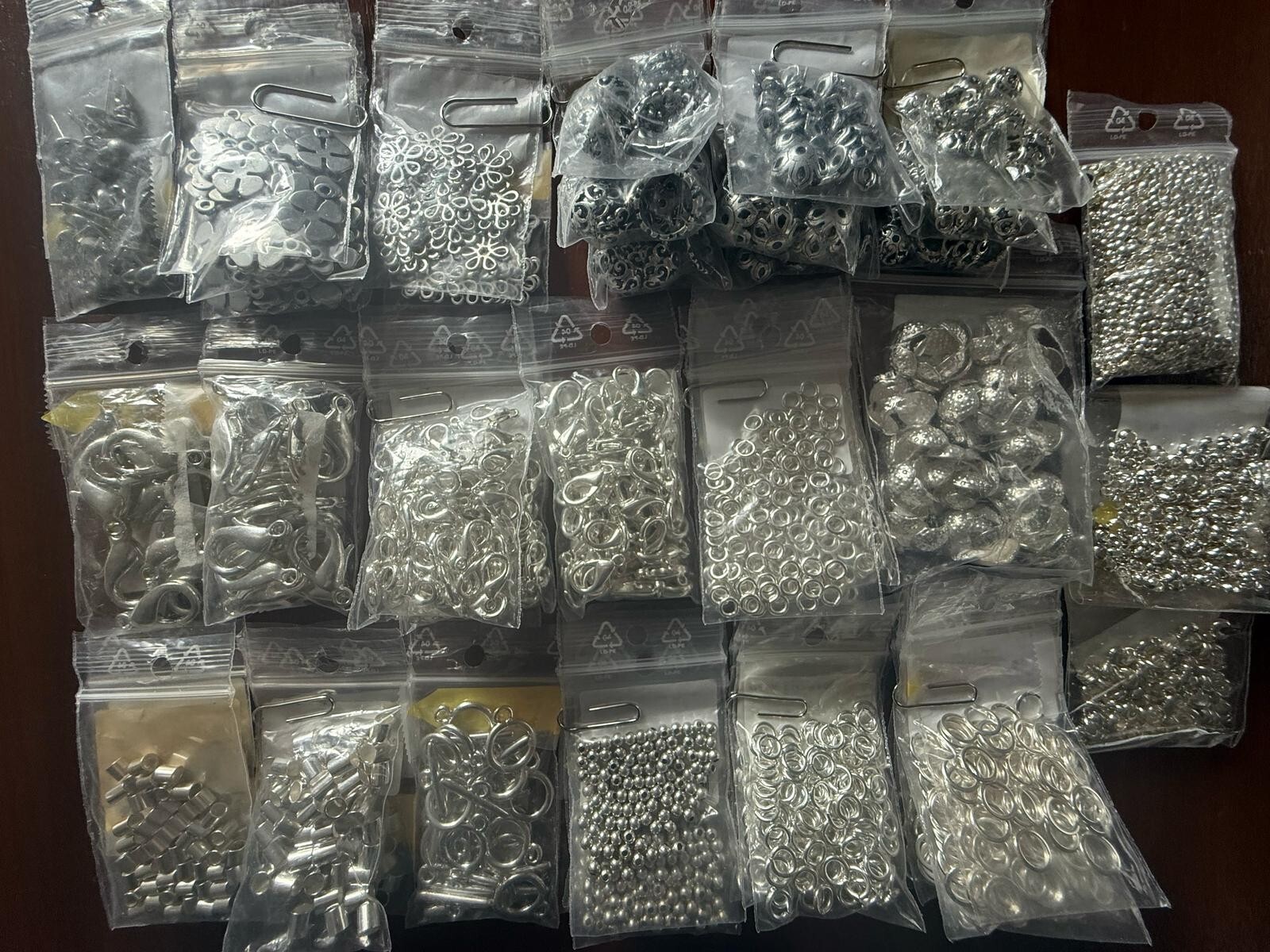 Apprêts argentés de qualité pro italienne pour réparer et monter vos bijoux fantaisie