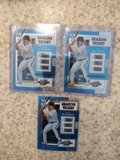 (3) Luke Williams 2022 Contenders Optic Baseball #20 Season Ticket Miami Marlins