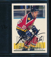 1995 Topps #159 Jesse Belanger Florida Panthers Signed Autograph (DH34) SWSW6