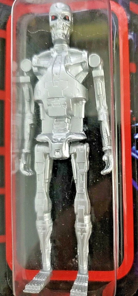 Figura Funko T800 ENDOSKELETON SILVER TERMINATOR ReAction Super7 Retro 3.75" Foto 3 de 4