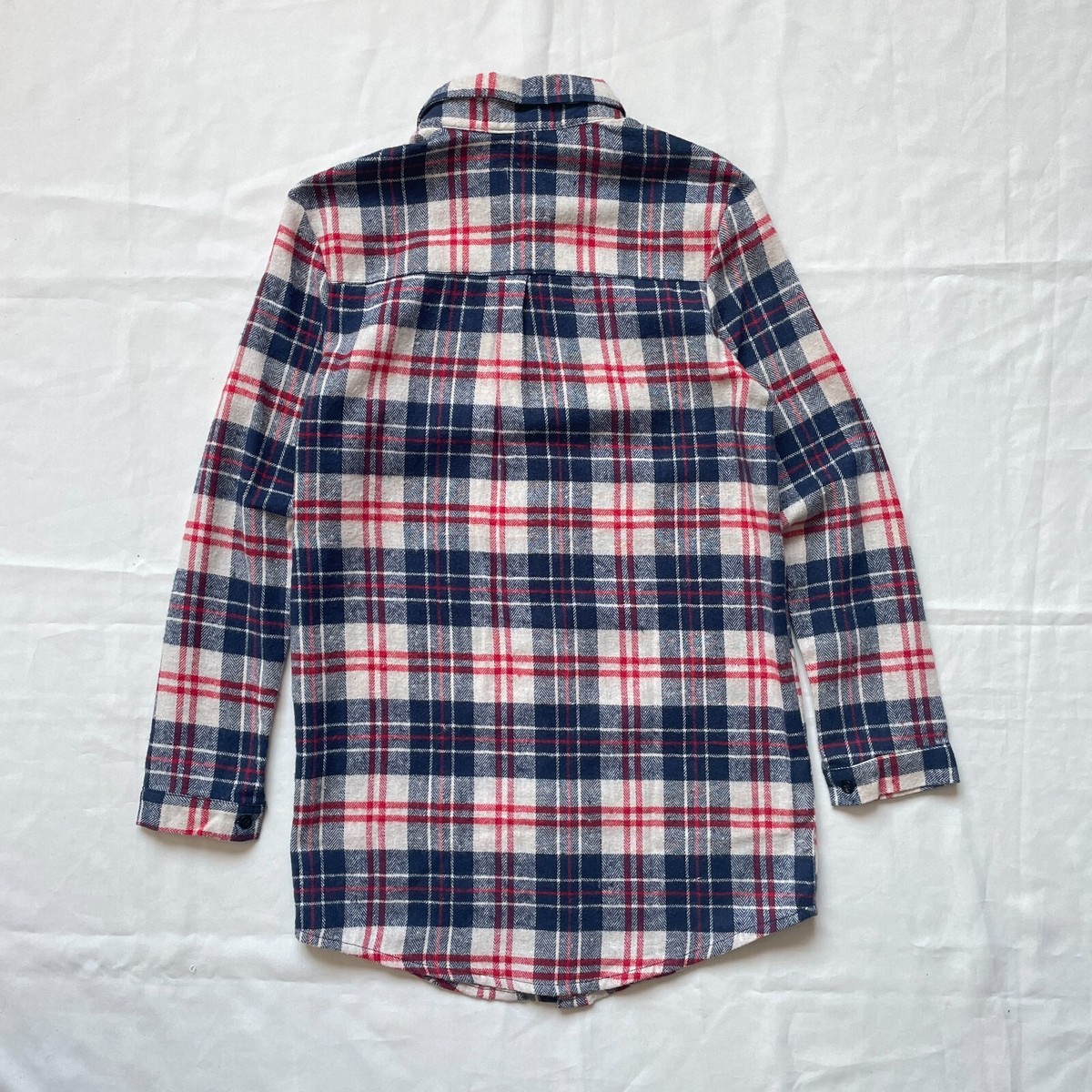 H&M x Comme des Garcons Womens Plaid Flannel Shirt Size S