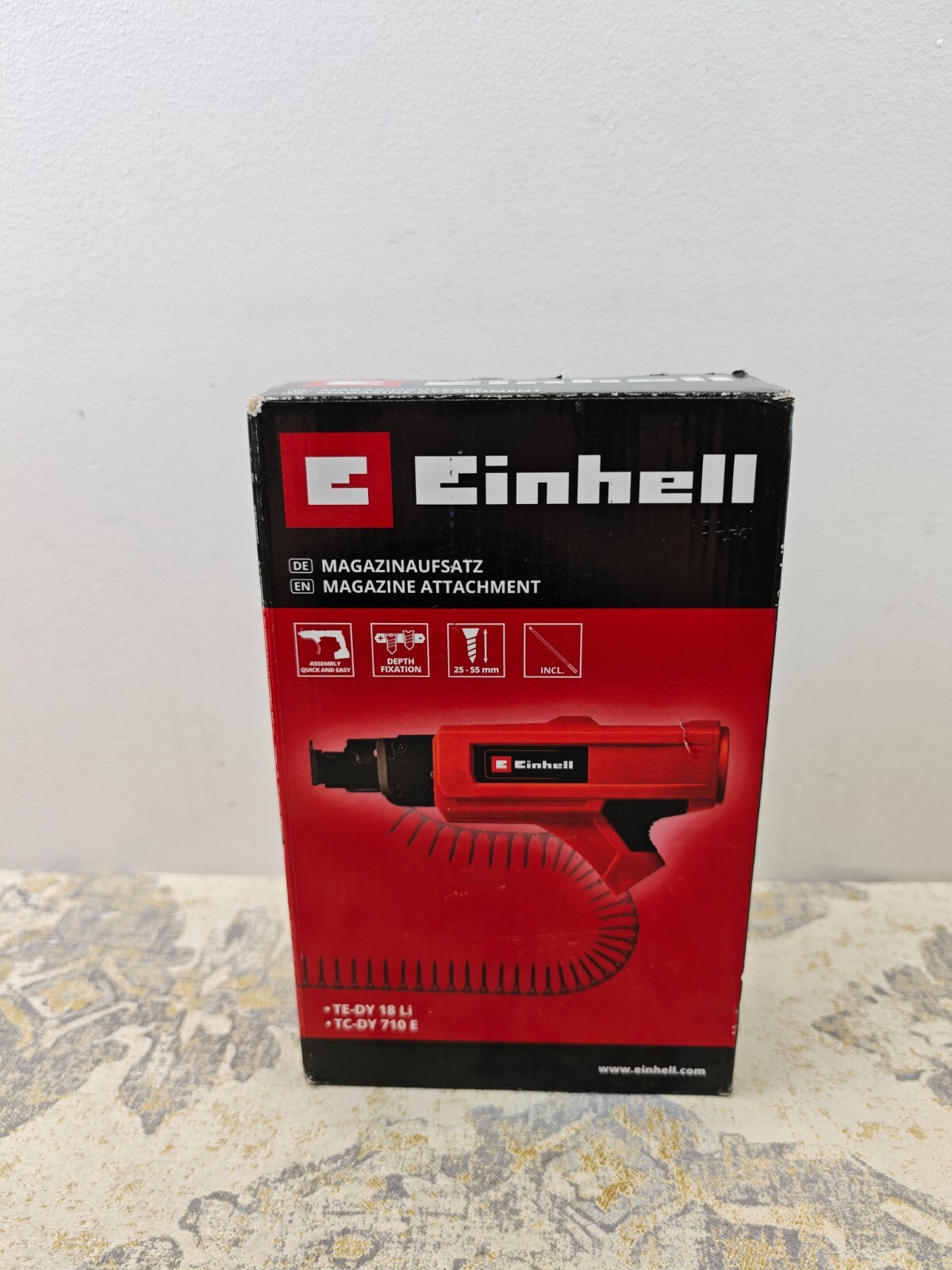 Einhell Magazine Attachment for Drywall Screwdrivers - Original Accessory for Re