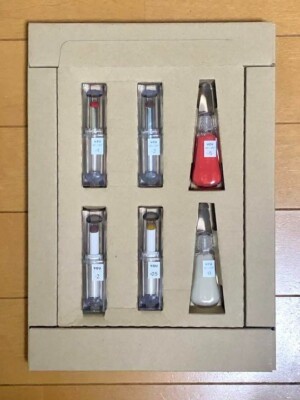 UZU BY FLOWFUSHI 38℃/99℉ LIP COLLECTION BOOK 6 piece set Orange